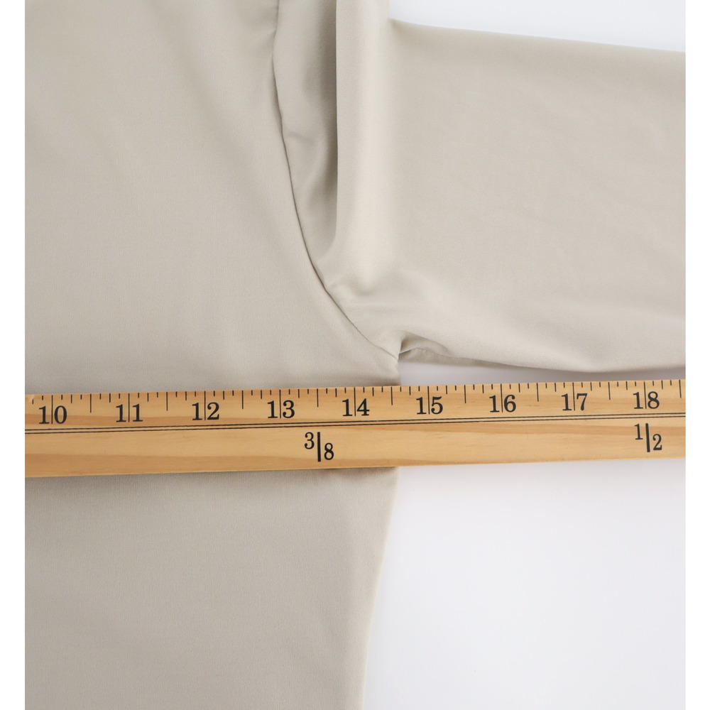 Spanx Sz Small Jersey Crewneck Long Sleeve Top Nude Compression Tee Smooth - Picture 3 of 8
